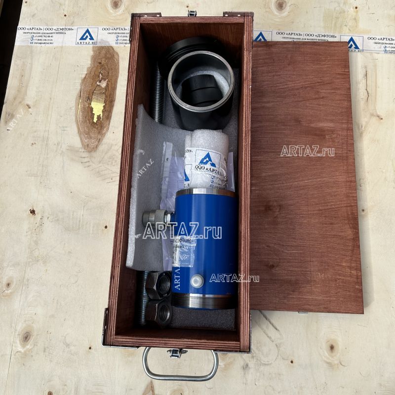 ARTAZ гидравлический выпрессовщик сайлентблоков 25 т ВСГ25-Пг, пневмогидравлический насос, пневмовозврат