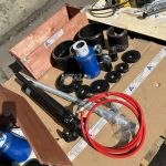 Гидравлический выпрессовщик пальцев и втулок ARTAZ 50 т, 70 МПа, с ручным насосом, переносной ВСГ40(50)П-Рг2