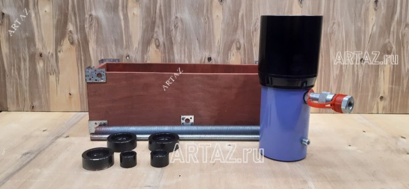 ARTAЗ гидравлический съёмник сайлентблоков для грузовых авто 25 т, 70 МПа, в кейсе ВСГ25