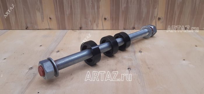 ARTAЗ гидравлический съёмник сайлентблоков 50 т для грузовых авто, пневмовозврат, в кейсе, ВСГ40(50)