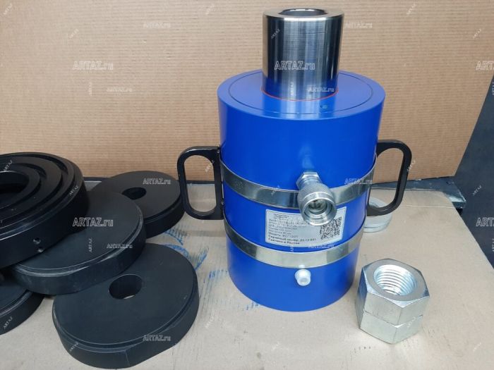 Выпрессовщик гидравлический ARTAZ ВСГ100П 100 т для пальцев и втулок экскаваторов, ход 80 мм, в кейсе