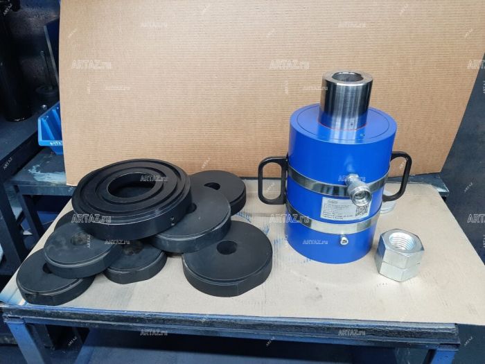 Выпрессовщик гидравлический ARTAZ ВСГ100П 100 т для пальцев и втулок экскаваторов, ход 80 мм, в кейсе