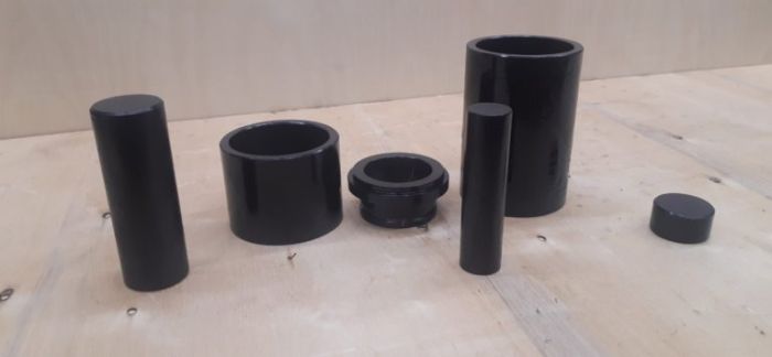 ARTA Z пневмогидравлический выпрессовщик шкворней для грузовиков ВШ70-200П, 75 т, с педалью