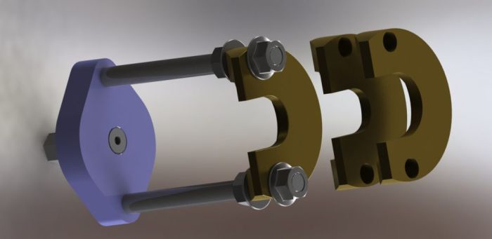 Гидравлический выпрессовщик пальцев рулевых тяг ARTAZ ВПРТ10-13, 10 т, 70 МПа, в кейсе