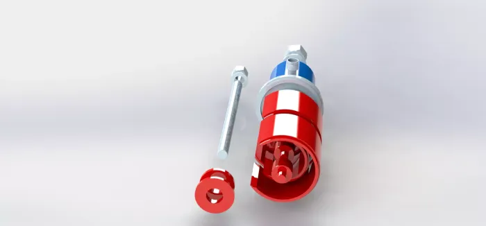 ARTAZ гидравлический выпрессовщик пальцев и втулок 50 т, 70 МПа, переносной, пневмовозврат ВСГ40(50)П