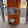 Шкворнедав 50 тонн на тележке с пневмогидравлическим насосом ВШ50-200М-ПГ