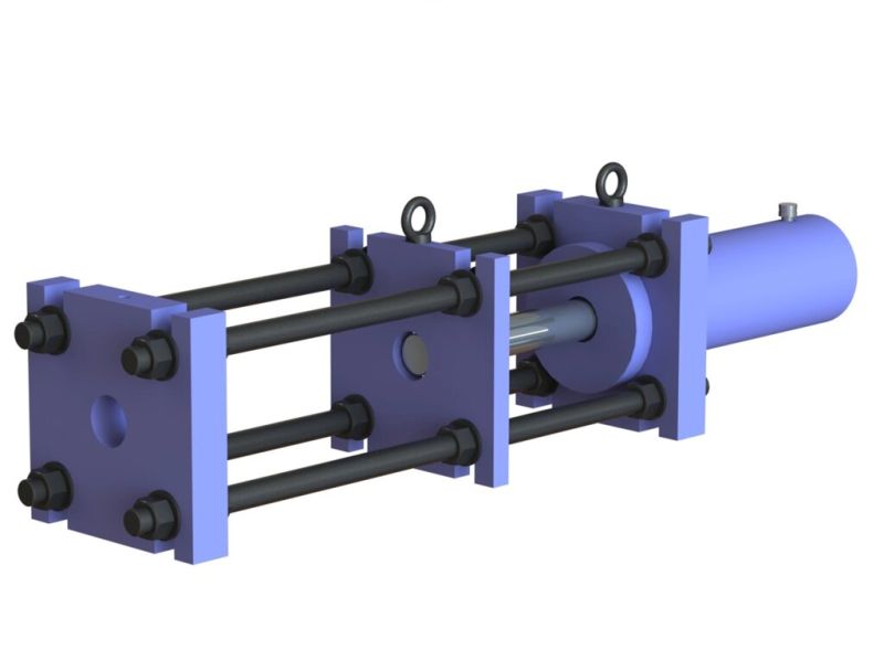 Выпрессовщик пальцев траковых цепей ARTAZ ВПТ110, гидравлический 110 т, ход 330 мм, 5 пуансонов