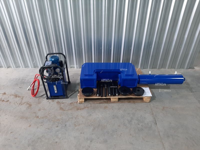 ARTAЗ ВПТ80СБ гидравлический выпрессовщик пальцев траковых цепей 80 т, двухсторонний, ход 500 мм