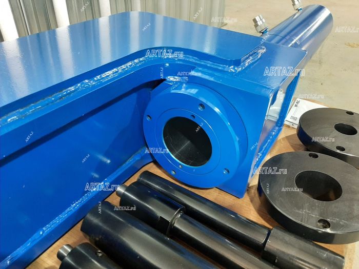 ARTAZ гидравлический выпрессовщик пальцев траковых цепей 110 т, ход 300 мм, 5 пуансонов ВПТ110С