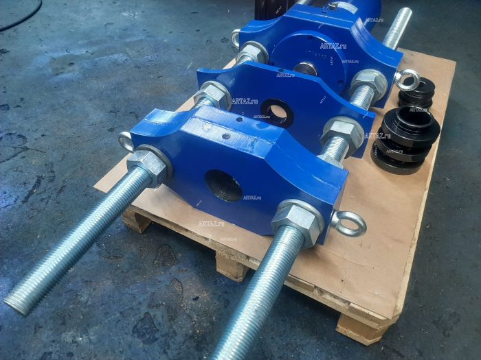 ARTAZ гидравлический выпрессовщик пальцев траковых цепей ВПТ150-200, усилие 143 т, ход 200 мм, без насоса