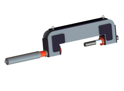 Выпрессовщик пальцев траковых цепей гидравлический ARTAZ ВПТ110СБ 110 т, 70 МПа, ход 500 мм