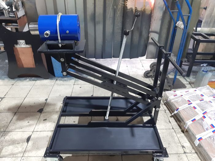 ARTAZ гидравлический выпрессовщик балансиров 100 т на тележке, ход поршня 75 мм, 12 мес гарантии ВСГ100Б