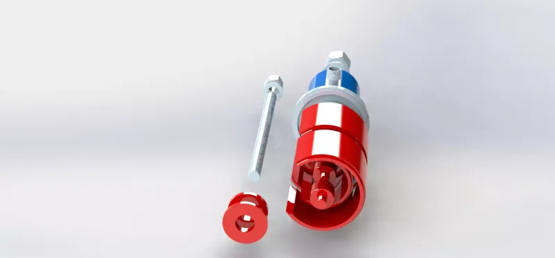 ARTAZ гидравлический выпрессовщик пальцев и втулок 50 т, 70 МПа, переносной, пневмовозврат ВСГ40(50)П