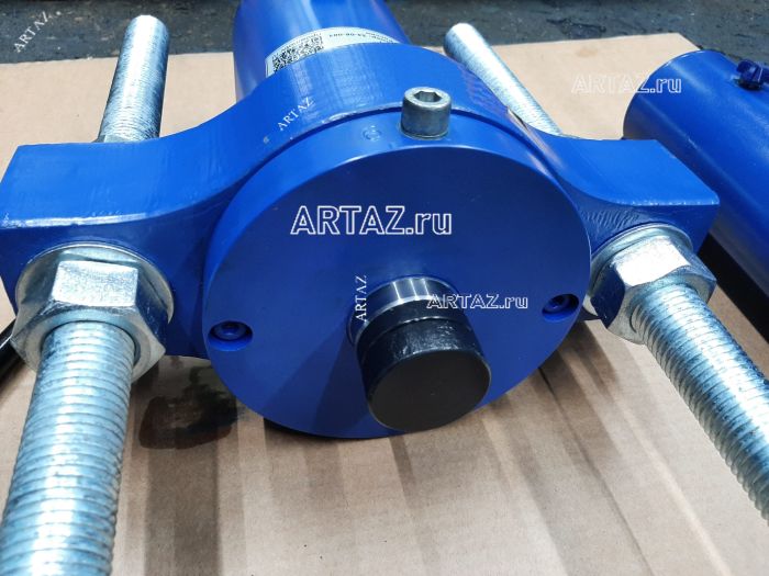ARTAZ гидравлический выпрессовщик шкворней для грузовиков ВШ95-300П, 108 т, ручной насос, манометр