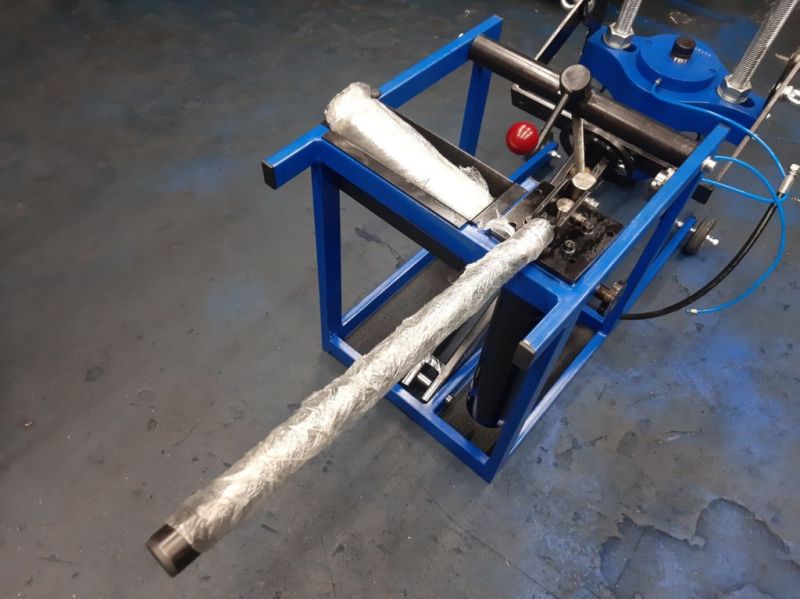 Выпрессовщик шкворней с встроенным ручным насосом и тележкой ВШ70-400 (ВШ70-400М)