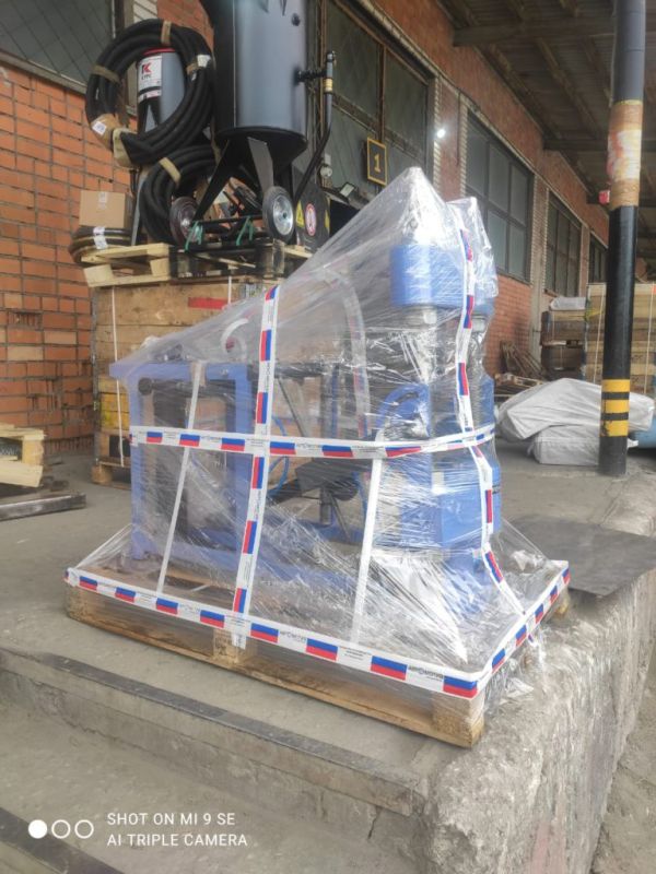 Выпрессовщик шкворней с пневмогидравлическим насосом и тележкой ВШ95-300 (ВШ95-300М)