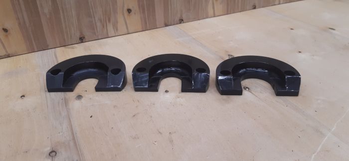 ARTAЗ гидравлический съемник пальцев рулевых тяг (выпрессовщик) 10 т, 70 МПа, с ручным насосом ВПРТ10-13-Рг