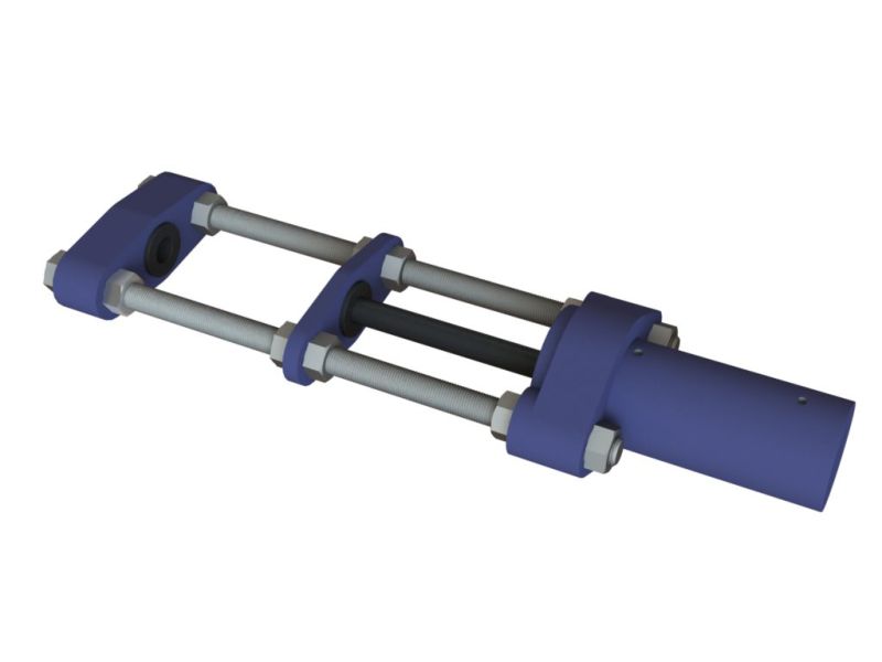 ARTAZ гидравлический выпрессовщик пальцев траковых цепей ВПТ150-200, усилие 143 т, ход 200 мм, без насоса