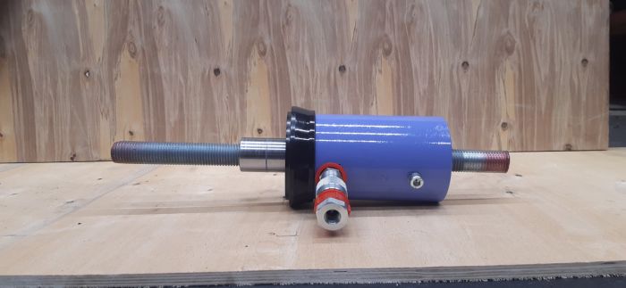 ARTAЗ гидравлический съёмник-выпрессовщик сайлентблоков 16 т, ход 60 мм, пневмовозврат, ВСГ16