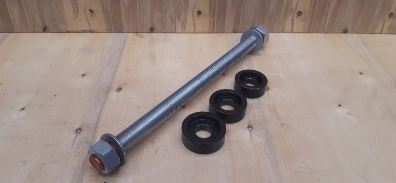 ARTAЗ гидравлический съёмник-выпрессовщик сайлентблоков 16 т, ход 60 мм, пневмовозврат, ВСГ16