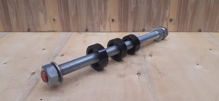 ARTAЗ гидравлический съёмник-выпрессовщик сайлентблоков 16 т, ход 60 мм, пневмовозврат, ВСГ16