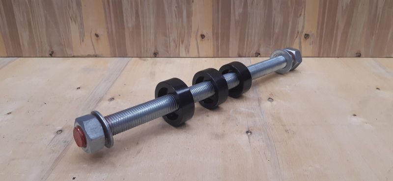 ARTAЗ гидравлический съёмник-выпрессовщик сайлентблоков 16 т, ход 60 мм, пневмовозврат, ВСГ16