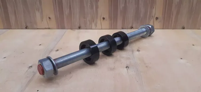 ARTAЗ гидравлический съёмник-выпрессовщик сайлентблоков 16 т, ход 60 мм, пневмовозврат, ВСГ16