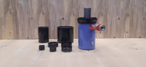 ARTAЗ гидравлический съёмник-выпрессовщик сайлентблоков 16 т, ход 60 мм, пневмовозврат, ВСГ16