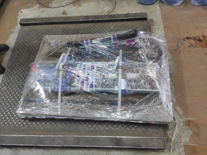 Выпрессовщик шкворней с пневмогидравлическим насосом без тележки ВШ30-150 (ВШ30-150П)