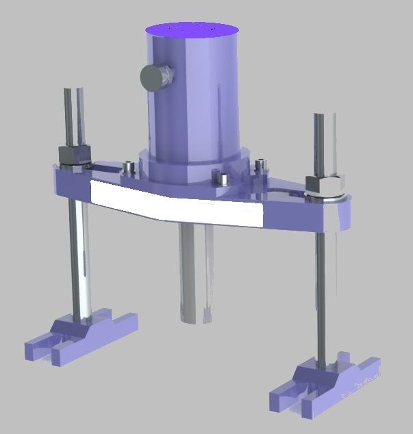 ARTAZ Съёмник колесной ступицы гидравлический 27 т, переносной, ход поршня 130 мм, ССГ30