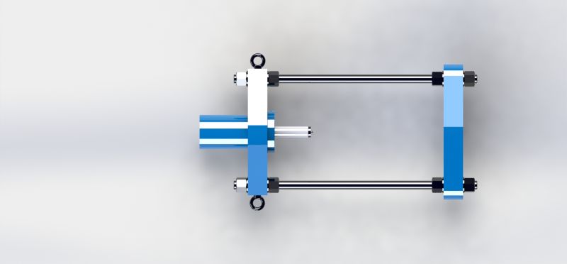 Выпрессовщик шкворней с пневмогидравлическим насосом без тележки ВШ70-400 (ВШ70-400П)