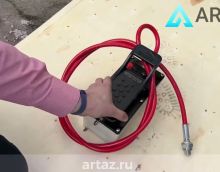 Насос гидравлический педаль с пневмоприводом пневмогидравлический на 2 литра ПГН-2.700