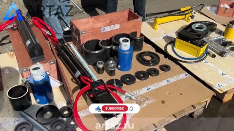 Выпрессовщик, сьемник пальцев и втулок гидравлический 50 тонн - ARTAZ ВСГ40(50)П