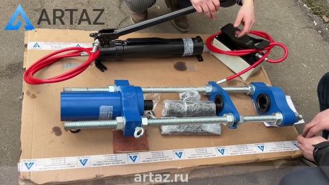 Обзор ВПТ-50 Гидравлический Выпрессовщик пальцев трековых цепей